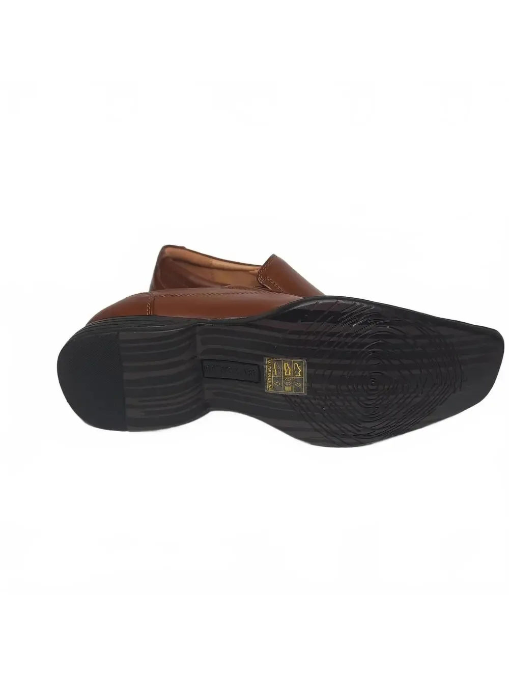 NWOT Bruno‎ Marc Men's Brown Square Toe Loafers Size 7